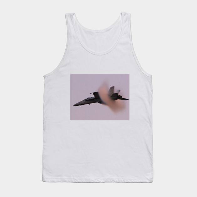 FA-18F Super Hornet Vapor Cone High-Speed Tank Top by acefox1